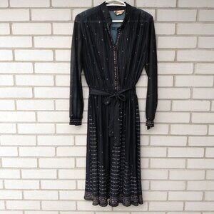 Elegant Black Midi Dress